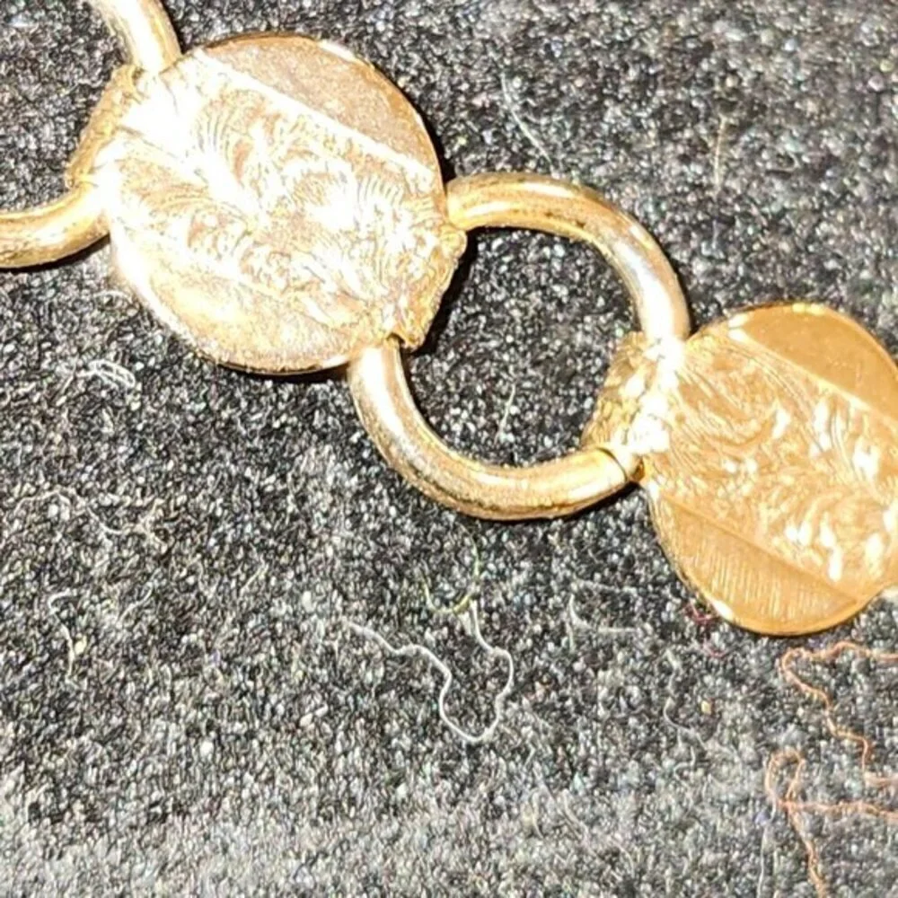 Sarah coventry, gold tone and silvertone link bracelets, young and gay